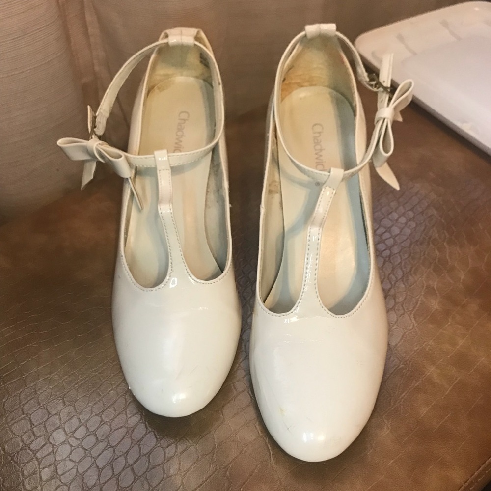 White pumps